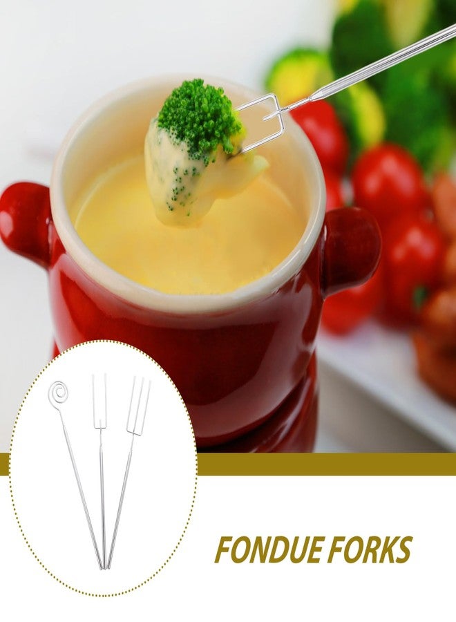TOPPERFUN 3Pcs Chocolate Dipping Tools, Stainless Steel Candy Dipping Tools Set, Baking Supplies Stainless Steel Fondue Fork, Cooking Tool Set Dishwasher Safe - Image 5